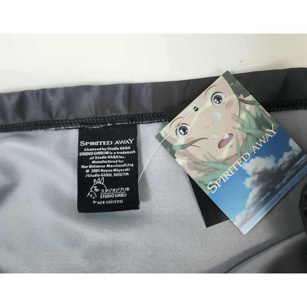 Hot Topic Studio Ghibli Spirited Away Midi Skirt Women's L Black Ombre Mall Goth - Picture 3 of 8